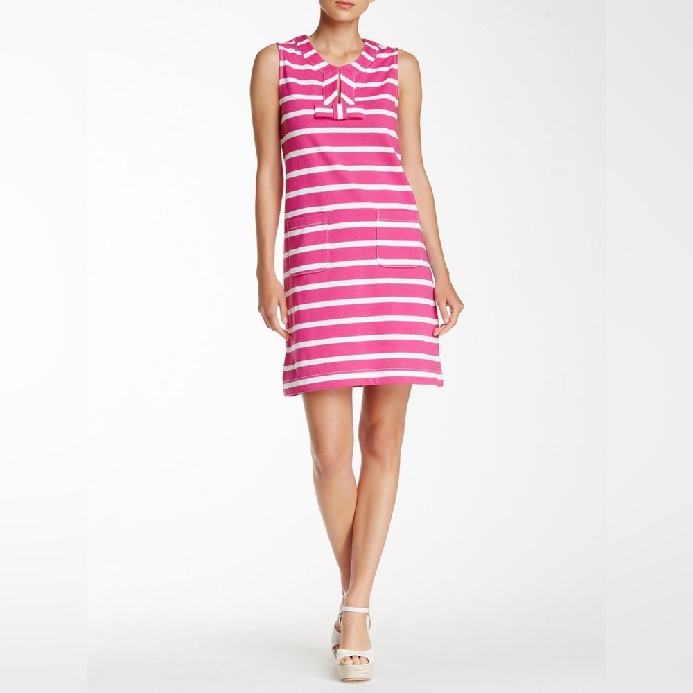 Kate Spade Pink & White Striped Dress
